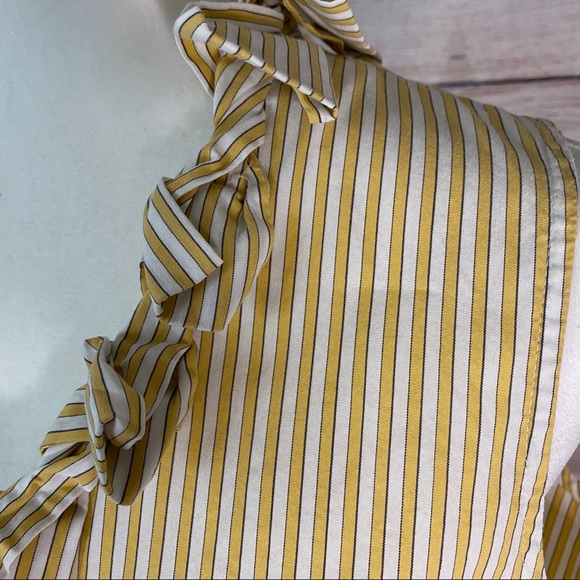 The Limited striped, sleeveless, button down shirt - Picture 5 of 8